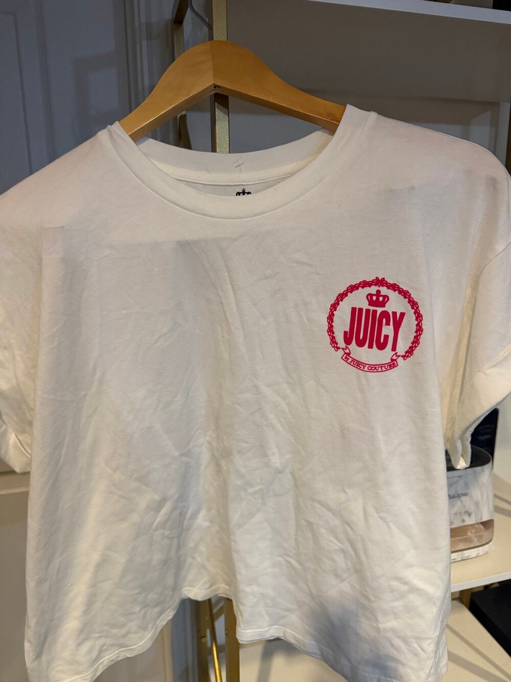 juicy couture cropped tshirt
